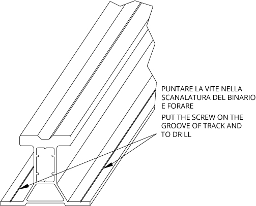 Scale scorrevoli scorrimento frontale