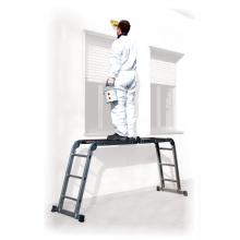 Scala multiposizione 4x3 - in posizione piano di lavoro Scala multiposizione 4x3 - in posizione piano di lavoro