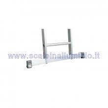 Scala componibile multiposizione in alluminio 2 x 18 barra stabilizzatrice Scala componibile multiposizione in alluminio 2 x 18 barra stabilizzatrice