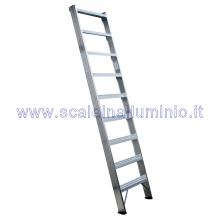 Scala per soppalchi in alluminio 450 mm 7 gradini senza prolunga Scala per soppalchi in alluminio 450 mm 7 gradini senza prolunga