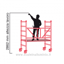 Ponteggio 1 campata disegno Ponteggio 1 campata disegno