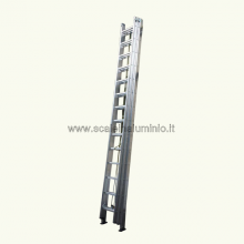 Scala in alluminio con fune 2 rampe 18 gradini Scala in alluminio con fune 2 rampe 18 gradini