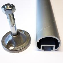 Tubolare 30 mm per fissaggio scala per soppalchi Tubolare 30 mm per fissaggio scala per soppalchi
