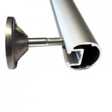 Sistema aggancio tubolare per scale con ganci - innesto Sistema aggancio tubolare per scale con ganci - innesto