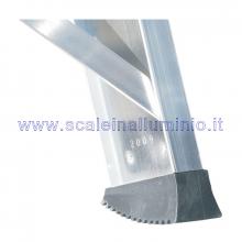 Scala conica 3 piedi con terminale a punta per Agricoltura - 8 gradini innesto gradino montante