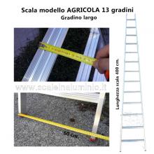 Scala per Agricoltura - 13 gradini gradino largo particolari