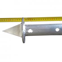 Scala conica agricola 3 piedi 8 gradini particolare del puntale