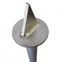 Scala conica agricola 3 piedi 8 gradini particolare del puntale Scala conica agricola 3 piedi 8 gradini particolare del puntale