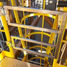 Cancelletti protezione per scale con gabbia Cancelletti protezione per scale con gabbia