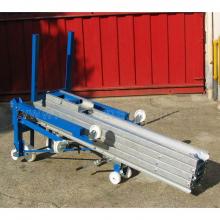 Elevatore a sfilo manuale 345 compact -   sistema di ribaltamento su camion per il trasporto lato sinistro Elevatore a sfilo manuale 345 compact -   sistema di ribaltamento su camion per il trasporto lato sinistro