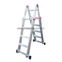 Futura 45- scala telescopica scale in alluminio a cavalletto