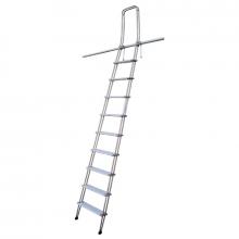 Scale con ganci 8 gradini con guardacorpo