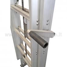 Scale con argano 3 x 14 utilizzo sfilo e cavalletto manovella di azionamento Scale con argano 3 x 14 utilizzo sfilo e cavalletto manovella di azionamento