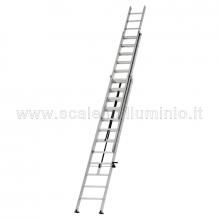 Scale con argano 2 x 12 utilizzo sfilo e cavalletto a sfilo Scale con argano 2 x 12 utilizzo sfilo e cavalletto a sfilo