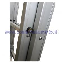 Scala componibile in alluminio 3 x 14 dettagli costruttivi