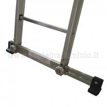 Scala con fune 2 rampe 12 gradini particolare base regolabile telescopica Scala con fune 2 rampe 12 gradini particolare base regolabile telescopica