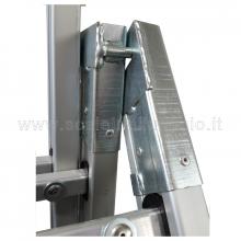 Scala con fune LA 3 rampe 16 gradini particolare