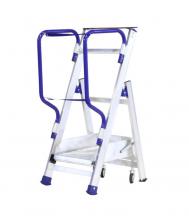 Scala mobile per picking un gradino con 4 ruote Scala mobile per picking un gradino con 4 ruote