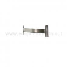 Staffa in acciaio a L da max. 700 mm per montanti