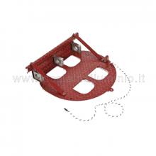 Scale con gabbia piano di riposo interno alla struttura Scale con gabbia piano di riposo interno alla struttura