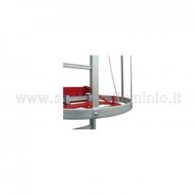 Scale con gabbia piano di riposo particolare Scale con gabbia piano di riposo particolare