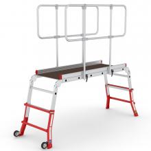 Piattaforma Telescopica DUAL con parapetti zoppa Piattaforma Telescopica DUAL con parapetti zoppa