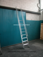 scale in alluminio piria 9 gradini con prolunga foto scale in alluminio piria 9 gradini con prolunga foto