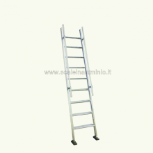 Scala per soppalchi 9 gradini con prolunga altezza 250 cm + 100 cm Scala per soppalchi 9 gradini con prolunga altezza 250 cm + 100 cm