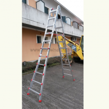 Scale in alluminio Telescopica - Scala Queen 66 apertura massima estensione Scale in alluminio Telescopica - Scala Queen 66 apertura massima estensione