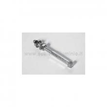 Kit distanziale 100 mm per binario diametro 30 mm particolarmente indicato per scaffalature Kit distanziale 100 mm per binario diametro 30 mm particolarmente indicato per scaffalature
