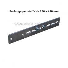 Prolunga staffa per scale modulari da 180 a 430 mm. Prolunga staffa per scale modulari da 180 a 430 mm.
