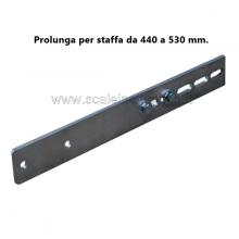 Prolunga staffa per scale modulari da 440 a 530 mm. Prolunga staffa per scale modulari da 440 a 530 mm.