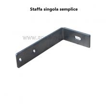 Staffa singola per scale modulari con gabbia di protezione Staffa singola per scale modulari con gabbia di protezione