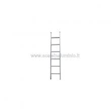 Scale in alluminio Venus semplice 6 gradini Scale in alluminio Venus semplice 6 gradini