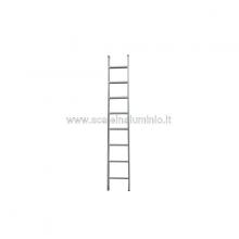 Scala in alluminio semplice in appoggio 8 gradini Scala in alluminio semplice in appoggio 8 gradini