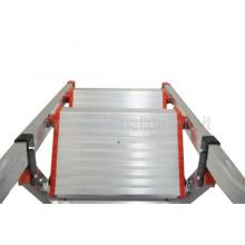 Sgabello in alluminio 3 gradini con vaschetta vista dall'alto