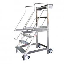 Scale a castello 6 gradini alta portata con freno