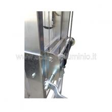 Scala con argano 3 rampe x 18 gradini