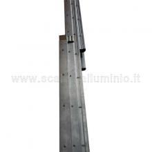 Scala con fune 4 rampe 8 gradini aperta