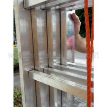 Scala con fune 4 rampe 8 gradini particolare
