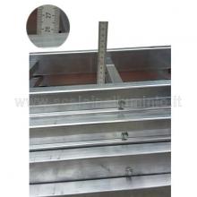 Scala con fune 4 rampe 8 gradini ingombro scala