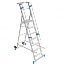 Scala a compasso in alluminio maga 211 5 gradini