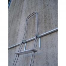 Scale con ganci in alluminio 9 gradini ganci di trattenuta