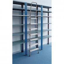 Scale con ganci in alluminio 9 gradini scaffalatura