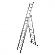Scala con fune LA 3 rampe 14 gradini