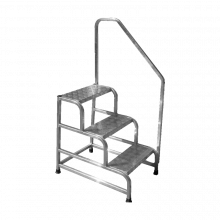 Scala sgabello amagnetico in alluminio 4 gradini