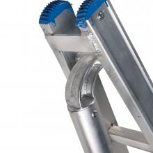 Scala uso agricolo conica 8 gradini - cerniera in alluminio