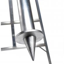 Scala uso agricolo conica 11 gradini - puntale in alluminio Scala uso agricolo conica 11 gradini - puntale in alluminio