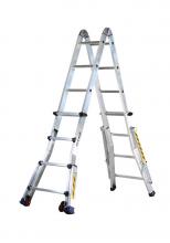 Scale telescopiche scalissima Elite 8 + 8 con stabilizzatori