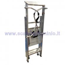 Scala per supermercati 2 gradini chiusa Scala per supermercati 2 gradini chiusa